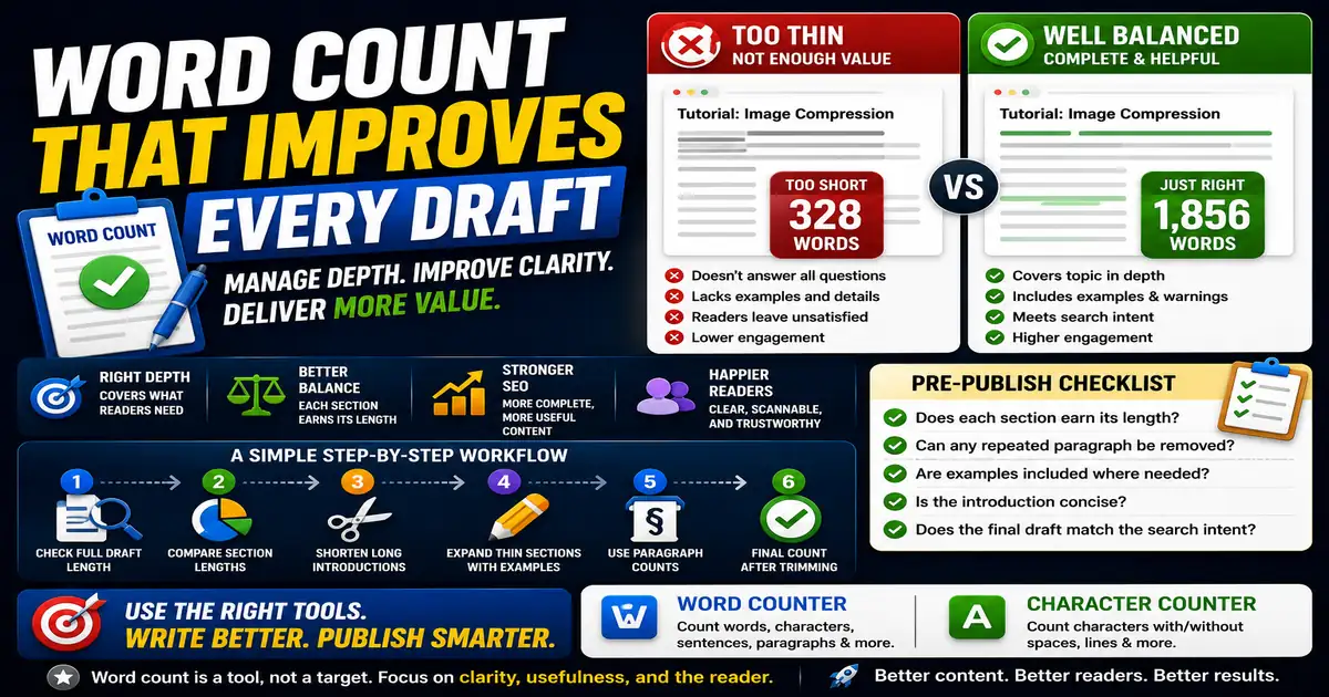 How to Use a Word Counter to Improve Content Quality