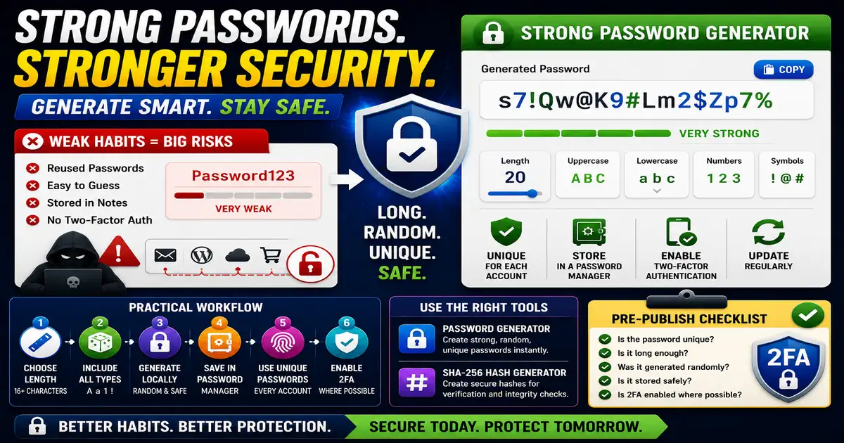 Password Generator Tools and Basic Online Safety