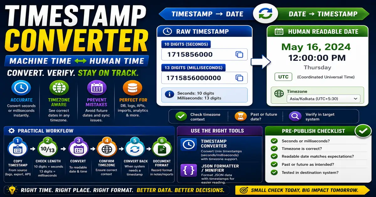 Timestamp Converter: Simple Uses for Bloggers and Developers