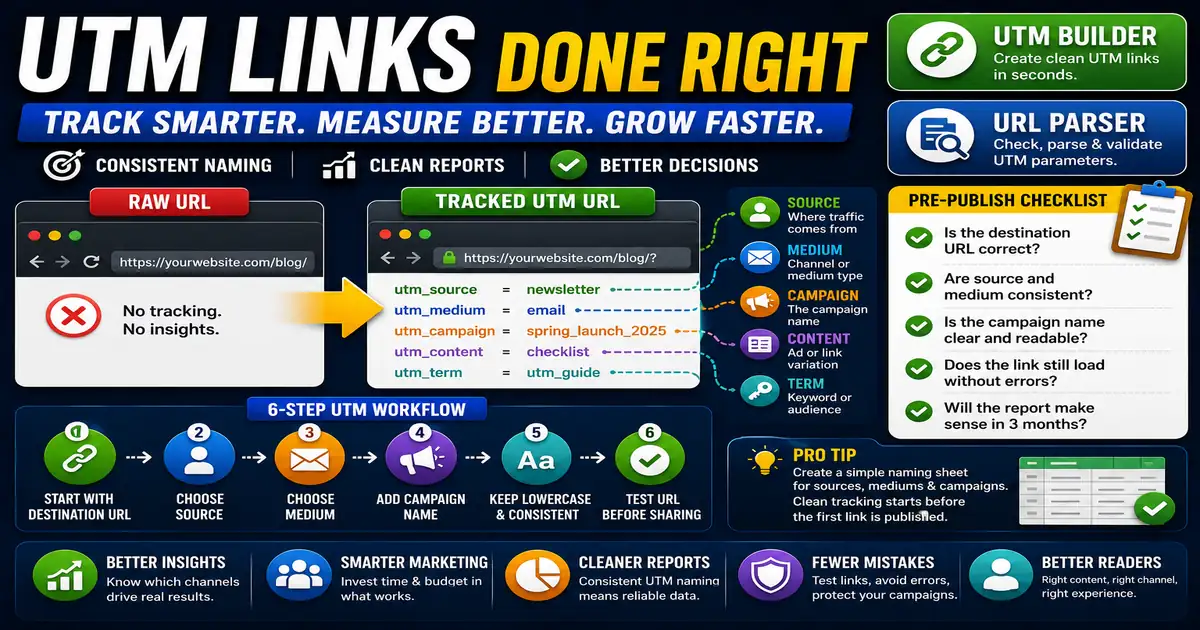 UTM Links Explained for Bloggers and Marketers